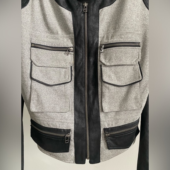 Georgie Front Pocket and Zipper Detail Jacket - Picture 3 of 7